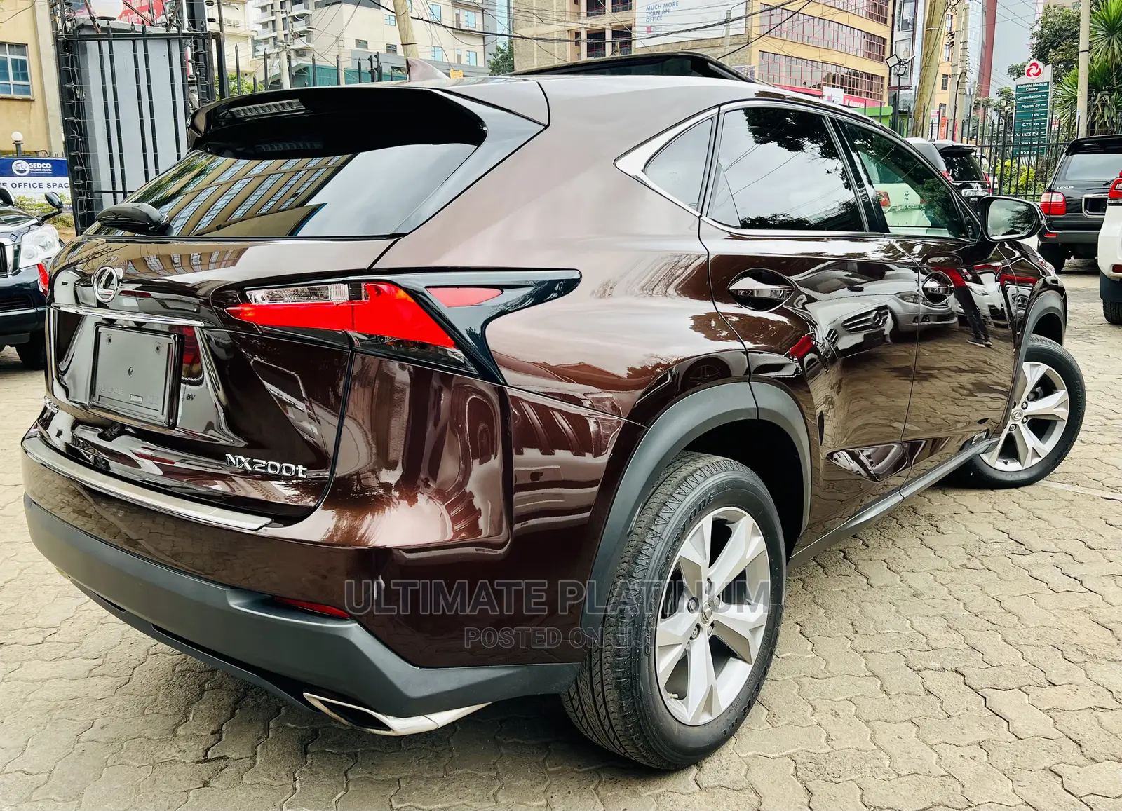 Lexus NX 200t AWD 2017 Brown