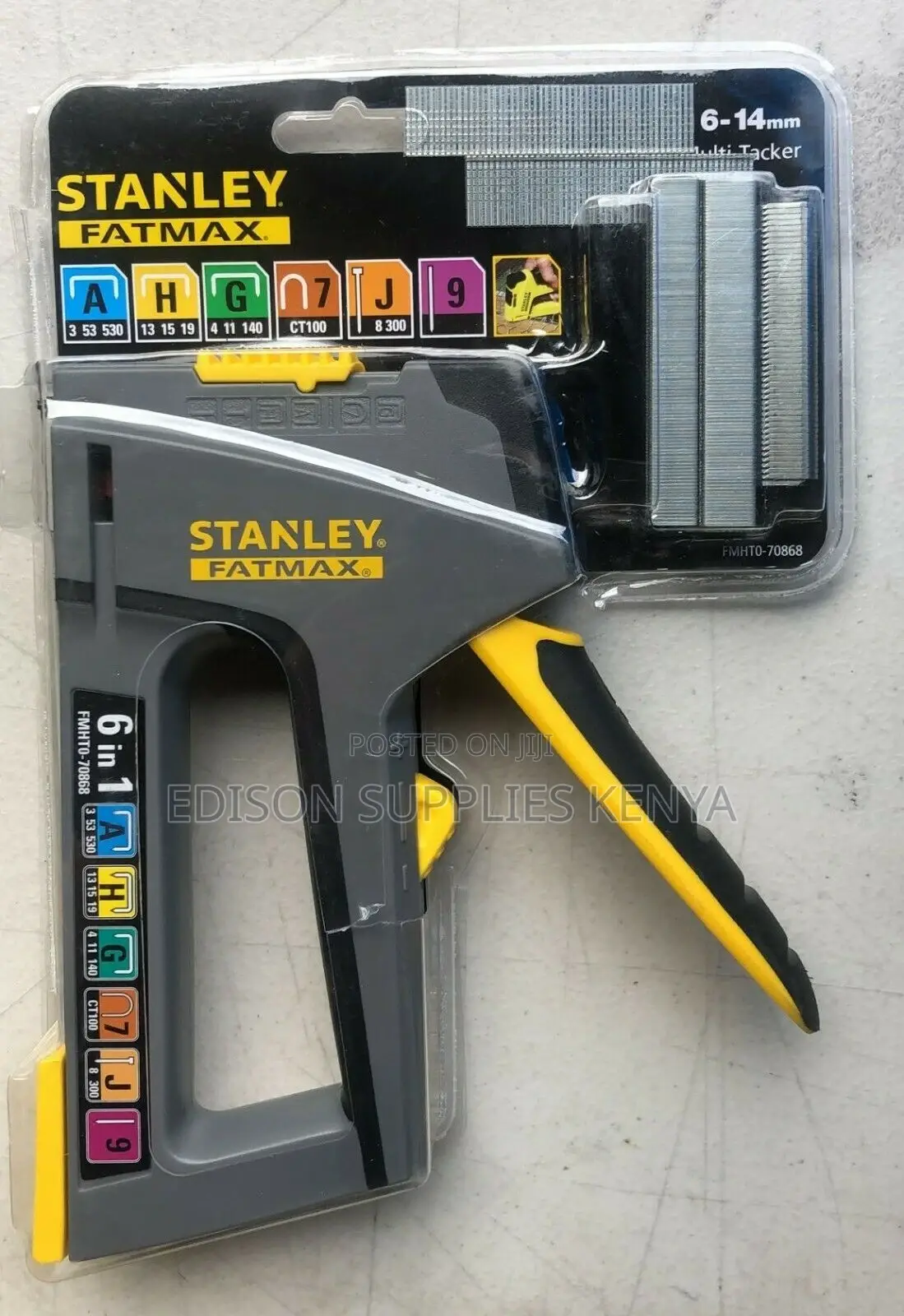 Stanley Fatmax Heavy Duty Staple Gun Multi Tacker Stapler Staple Pins
