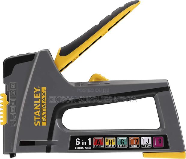 Stanley Fatmax Heavy Duty Staple Gun Multi Tacker Stapler Staple Pins - thumbnail 2