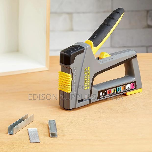 Stanley Fatmax Heavy Duty Staple Gun Multi Tacker Stapler Staple Pins - thumbnail 3