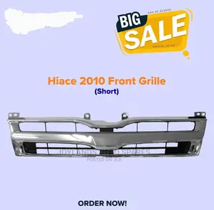 Hiace 2010 7l Front Grille Chrome