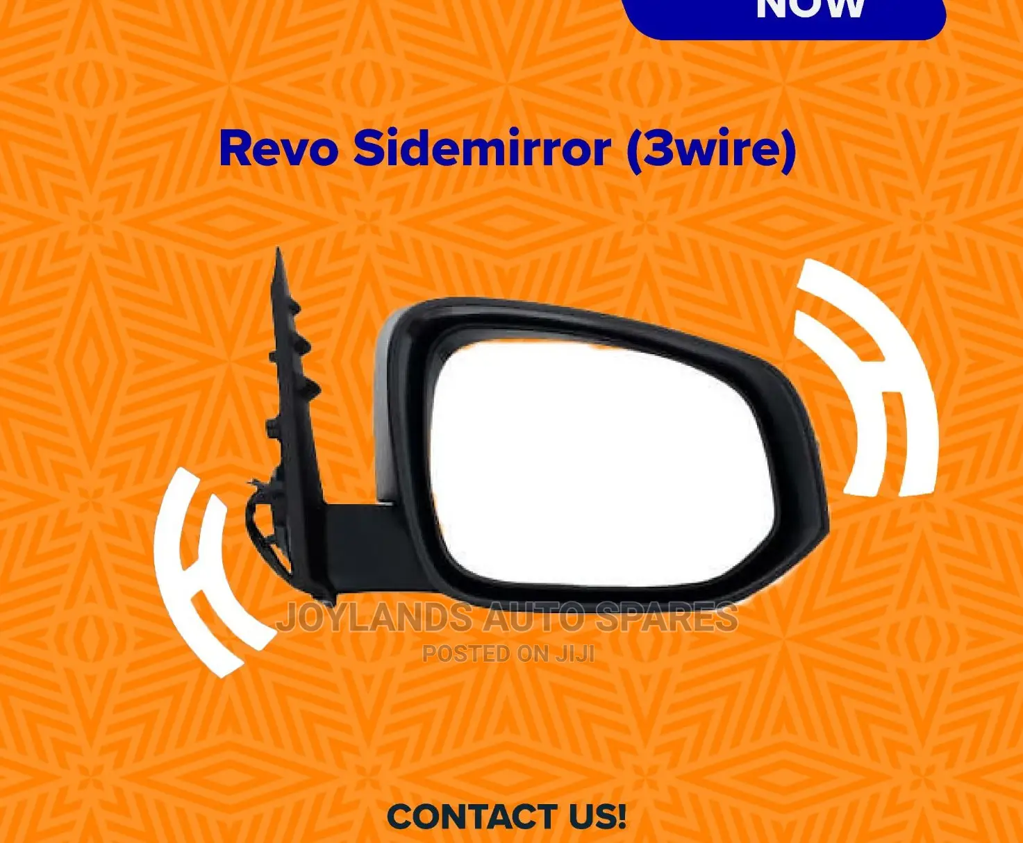 Hilux Revo Side Mirror 3 Wire