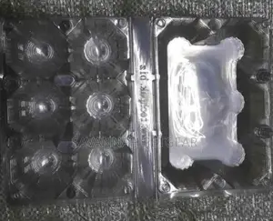 Disposable Transparent Plastic Egg Box 6 Eggs and 15eggs