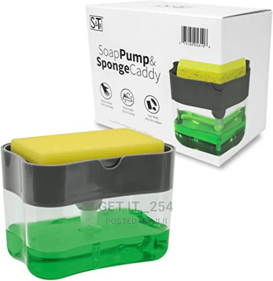 Soap Pump And Sponge Caddy