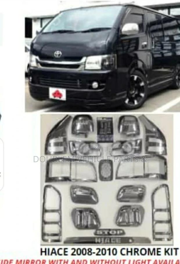 Chrome Kit Toyota Hiace 2005,2008 ,2010 2008-2010/ Old Model
