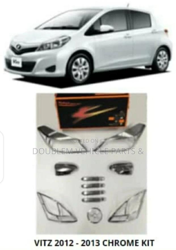 Chrome Kit Toyota Vitz Jewela 2011 ,2012- 2013