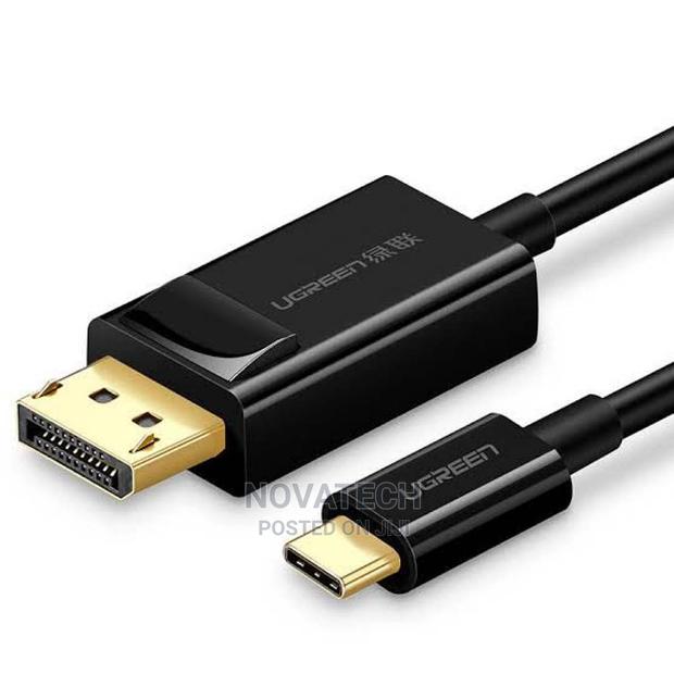 UGREEN USB-C Male to Displayport Male Cable 1.5m - Black