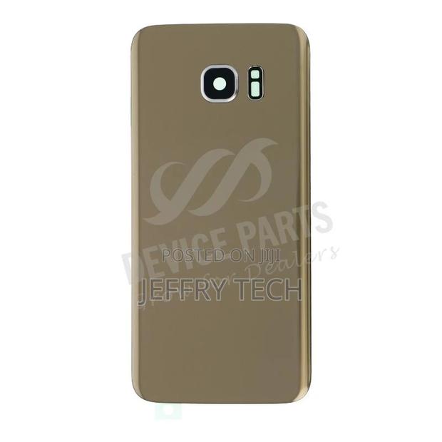 Battery Door Adhesive Samsung Galaxy S7 Edge Gold