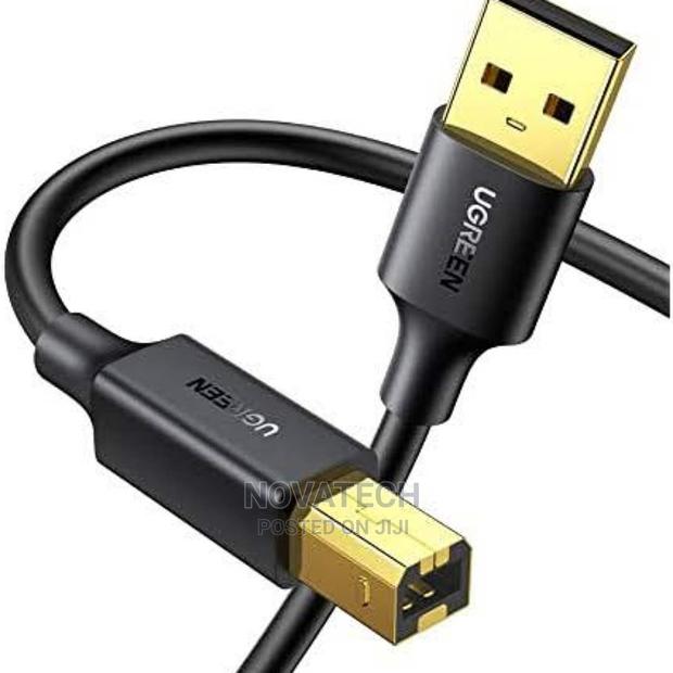 UGREEN USB 2.0 AM to BM Printer Cable 5m (Black) - US135