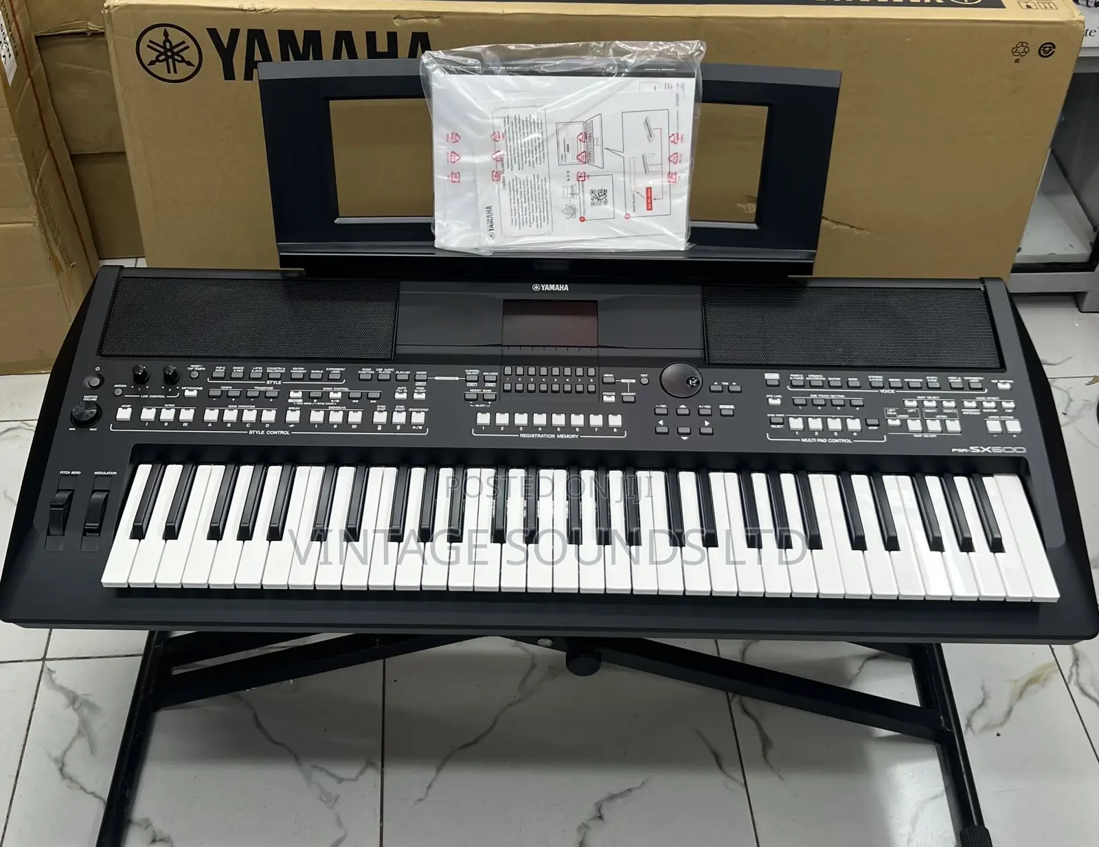Yamaha PSR-Sx600: 61-Key Professional Arranger Performance.