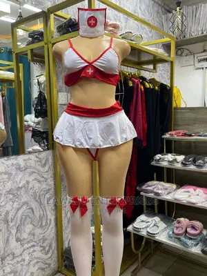 2pc Lingerie Nurse Sexy Costume Outfit Set