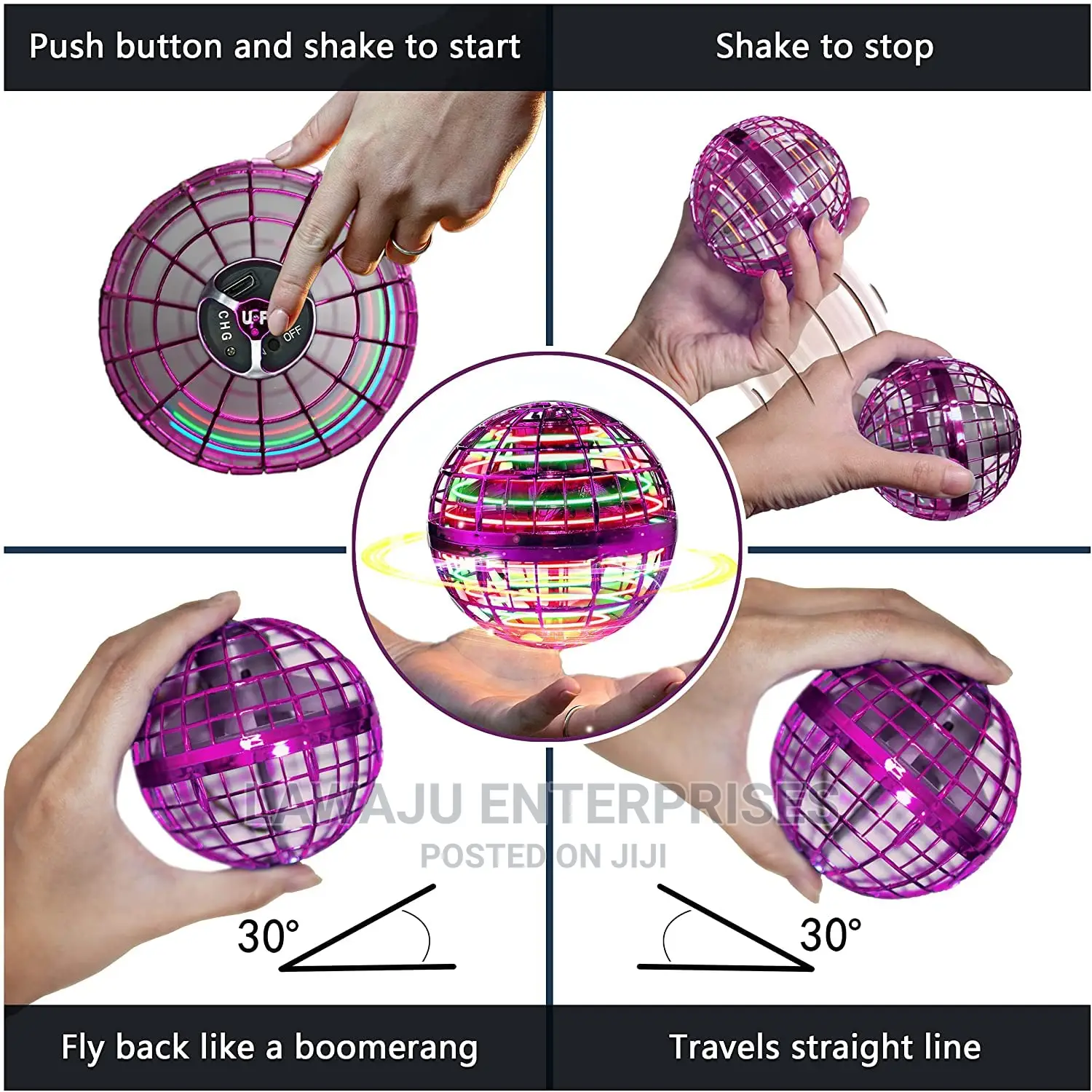 Floating Drome Ball Flying Spinner