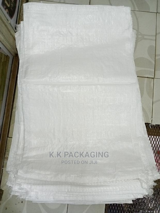 25kg White Plain Gunia /Sacks - thumbnail 4
