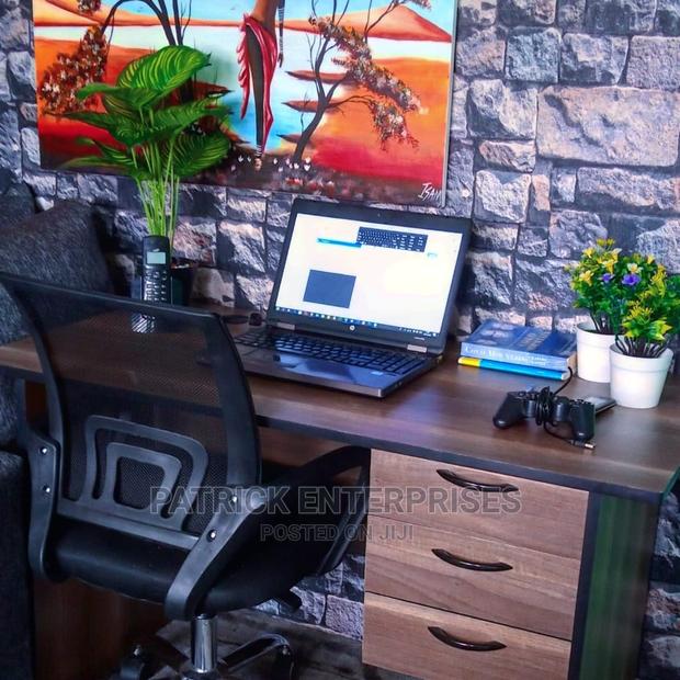 1.2 MTRS Office Desk Plus Secretarial Office Chair - thumbnail 2