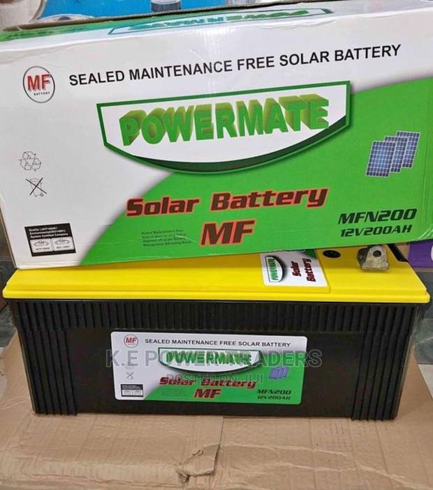 Maintenance Free Powermate 200ah Battery - main view