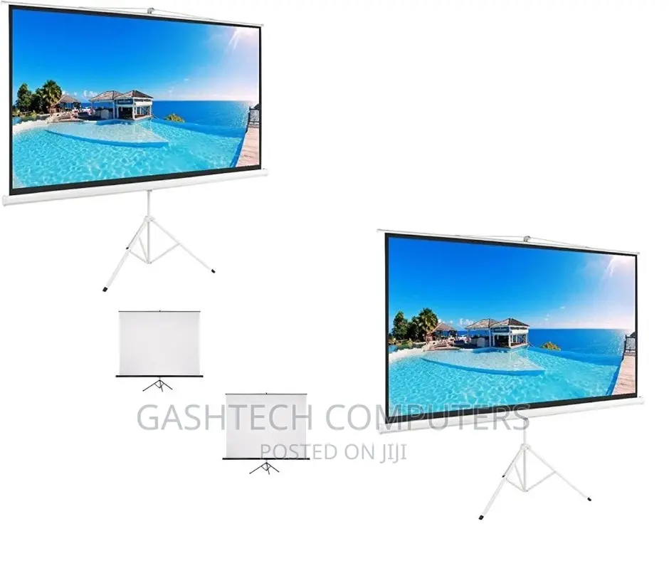 Projector Screen 145 X 145 Techcom Tripod