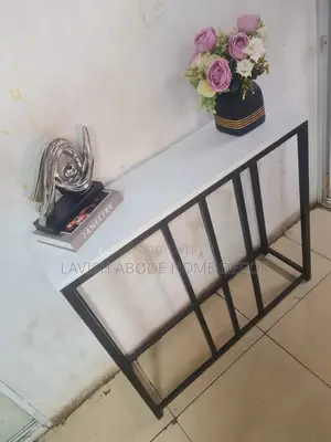 Black and White Console Table