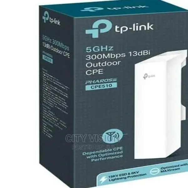 Tp-Link 5ghz 300mbps 13dbi Outdoor Cpe - Tl-Cpe510 Available