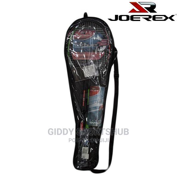 Joerex Badminton Set With Cover + 1tin Shuttlecock