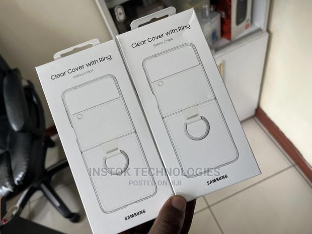 Samsung Galaxy Z Flip 4 Clear Cover With Ring - thumbnail 2
