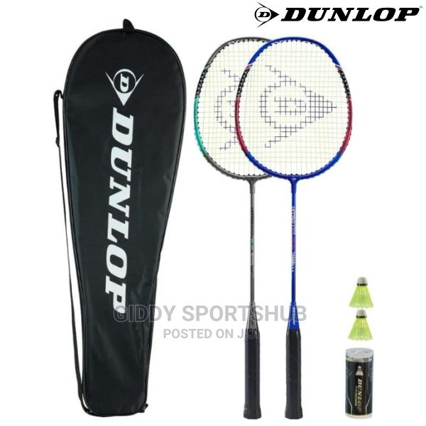 Dunlop Badminton Racket D Br Nitro-Star Ax 10 2 Player Set G - main view