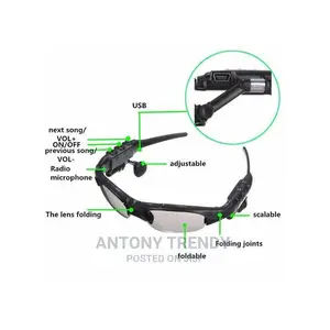 Bluetooth Headphones Cycling Glasses