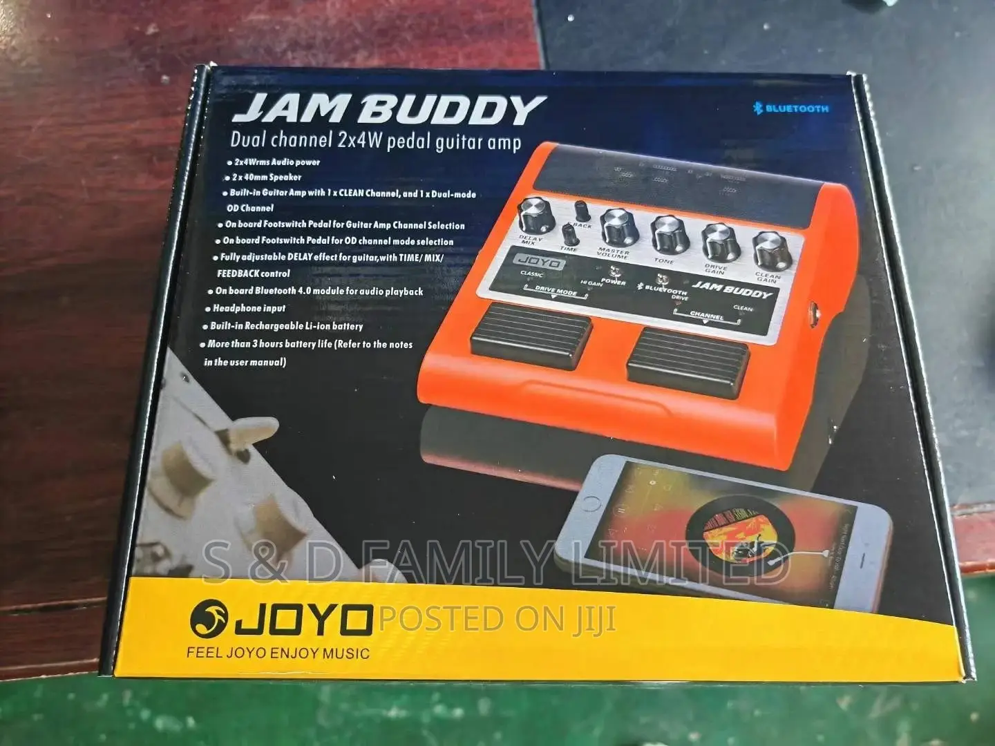 Joyo Jam Buddy Portable Guitar Amplifier Effect Pedal