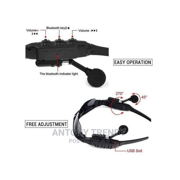 Audio Bluetooth Sunglasses With Open Ear Headphones