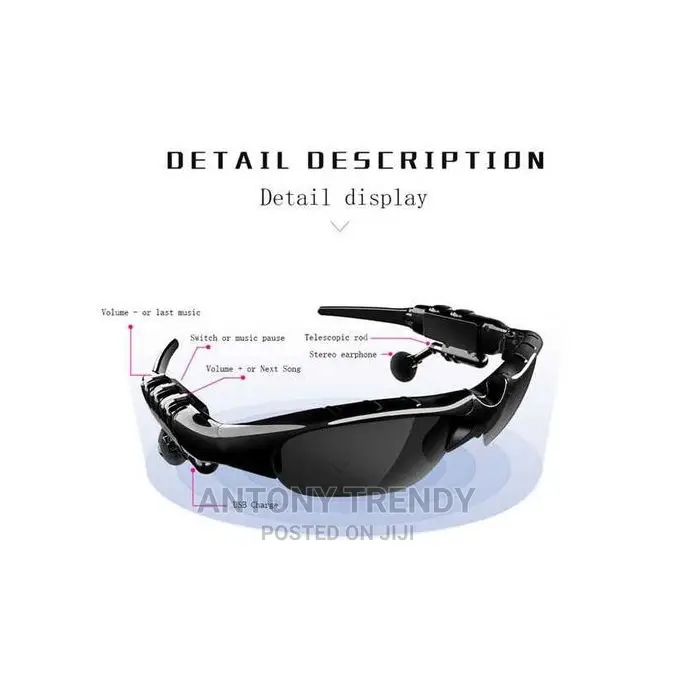 Bluetooth Sunglasses With Open Ear Headphones
