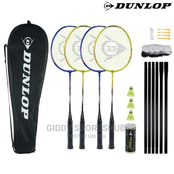 Dunlop Badminton Racket D Br Nitro-Star SSX 1.0 4 Player Set
