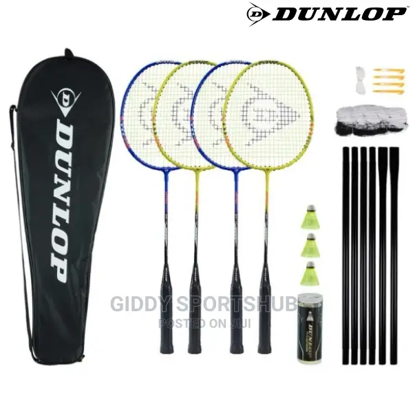 Dunlop Badminton Racket D Br Nitro-Star SSX 1.0 4 Player Set