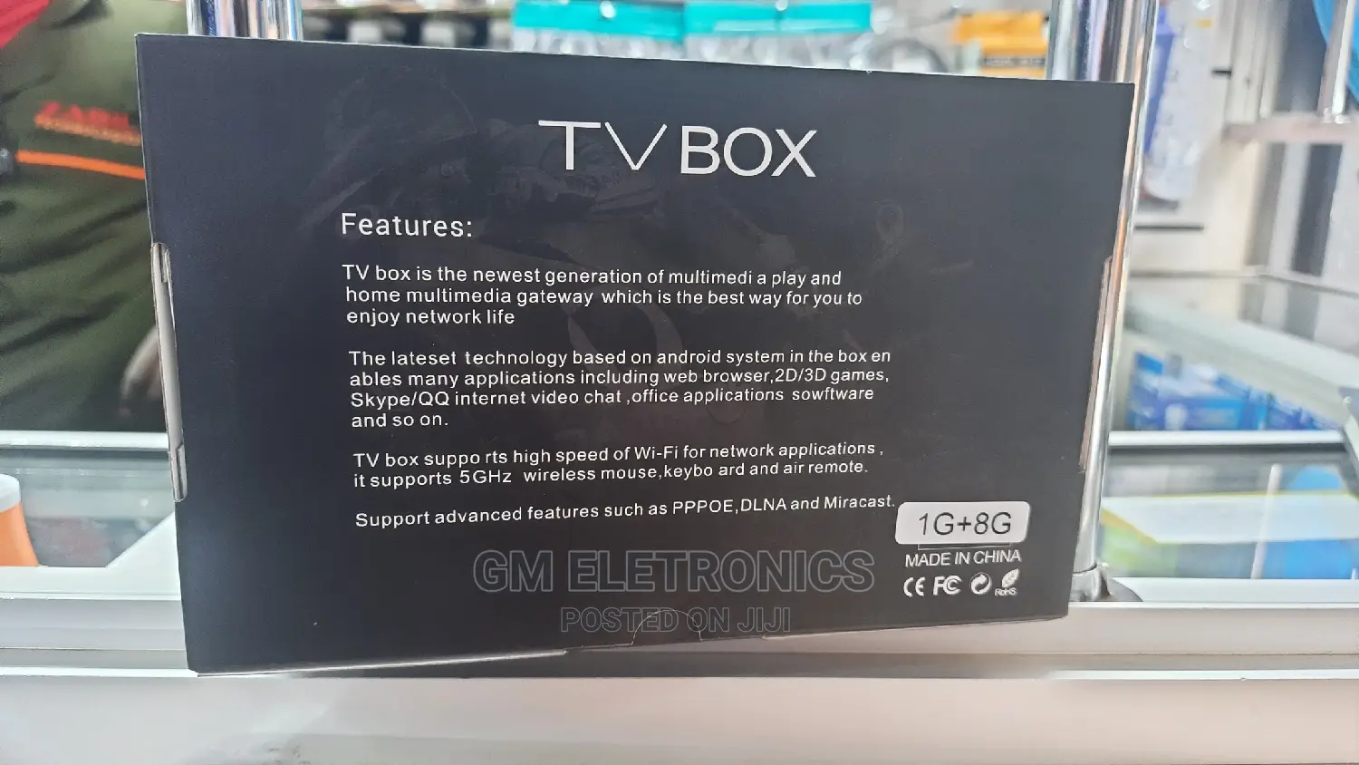MXQ Android TV Box. (1gb Ram- 8gb Rom)