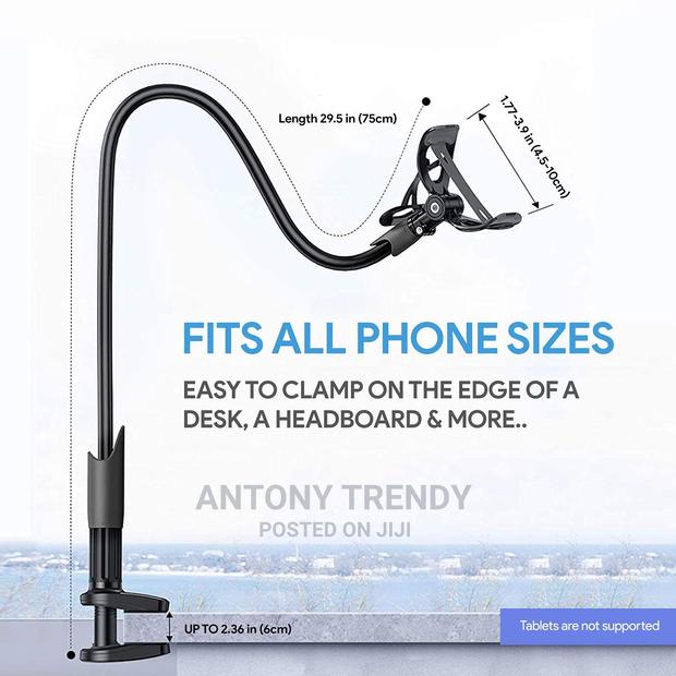 Cell Phone Clip on Stand Holder - With Grip - thumbnail 3