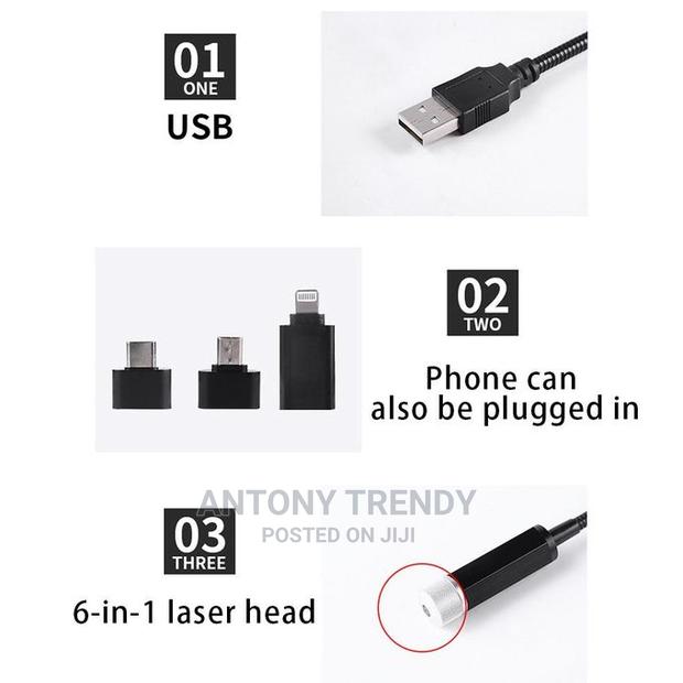 Generic Usb Laser Light For Car LED Interior Star