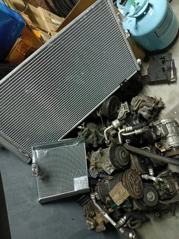 A.C Compressor, Condenser,Evaporator - main view