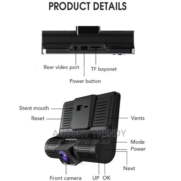 1080P Dash Cam Front and Rear View