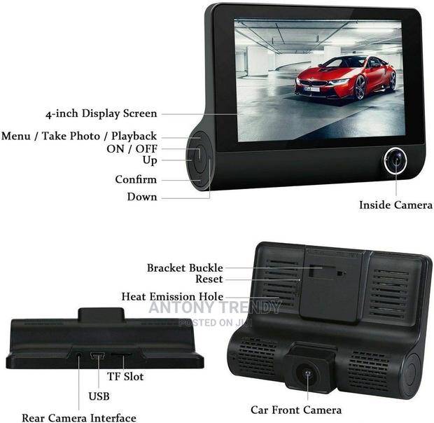 Dual Lens With Rear View Camera Video Recorder - main view