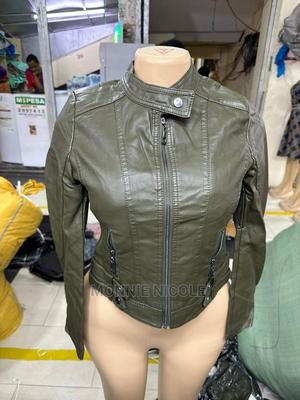 Jungle Green Leather Jacket - thumbnail 2