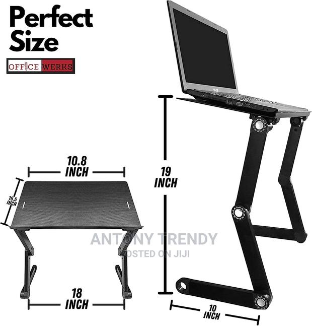 Computer Laptop Stand/Desk With Mouse Pad, Ergonomic - main view