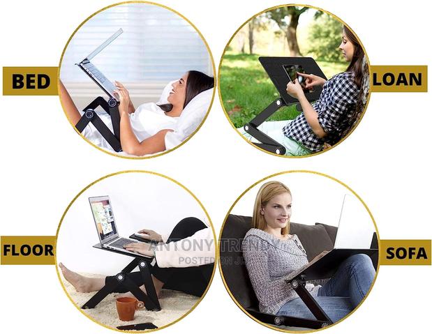 Computer Laptop Stand/Desk With Mouse Pad, Ergonomic - thumbnail 3