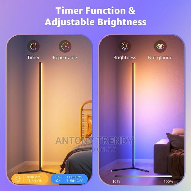 Color Changing Floor Lamp With Music Sync - main view