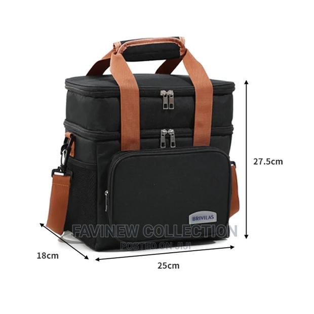 Double Compartment (15L) Quality Insulated Lunch Bag - thumbnail 3