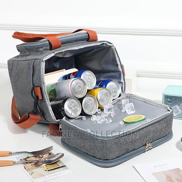 Double Compartment (15L) Quality Insulated Lunch Bag - thumbnail 4