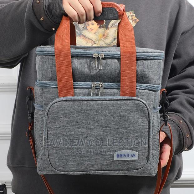 Double Compartment (15L) Quality Insulated Lunch Bag - thumbnail 6