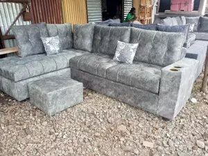 6 Seater L Shape Grey