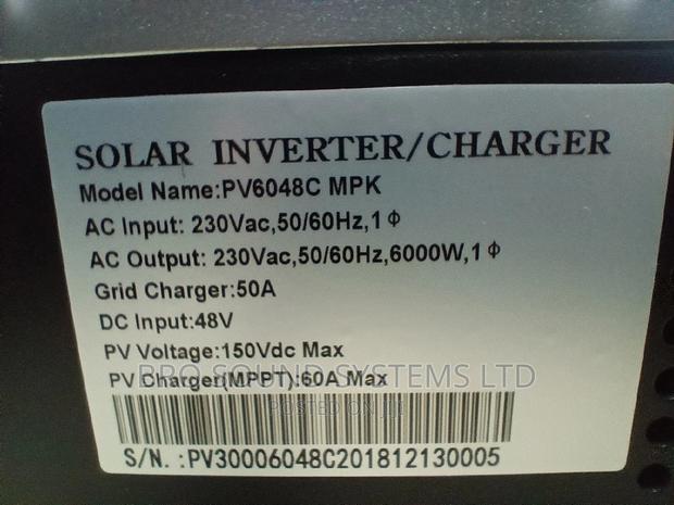 Pure Sine Wave Inverter With Solar Charge Control - thumbnail 2