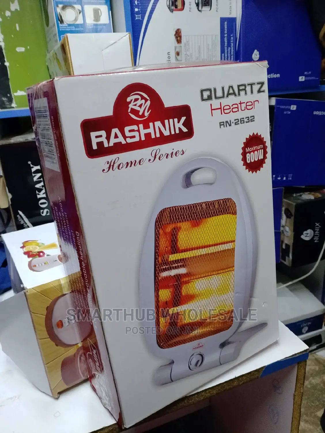 Rashnik Quartz Heater With Two Heat Settings.