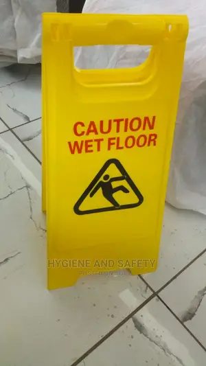Wet Floor/Cleaning in Progress Sign