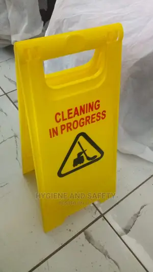 Wet Floor/Cleaning in Progress Sign