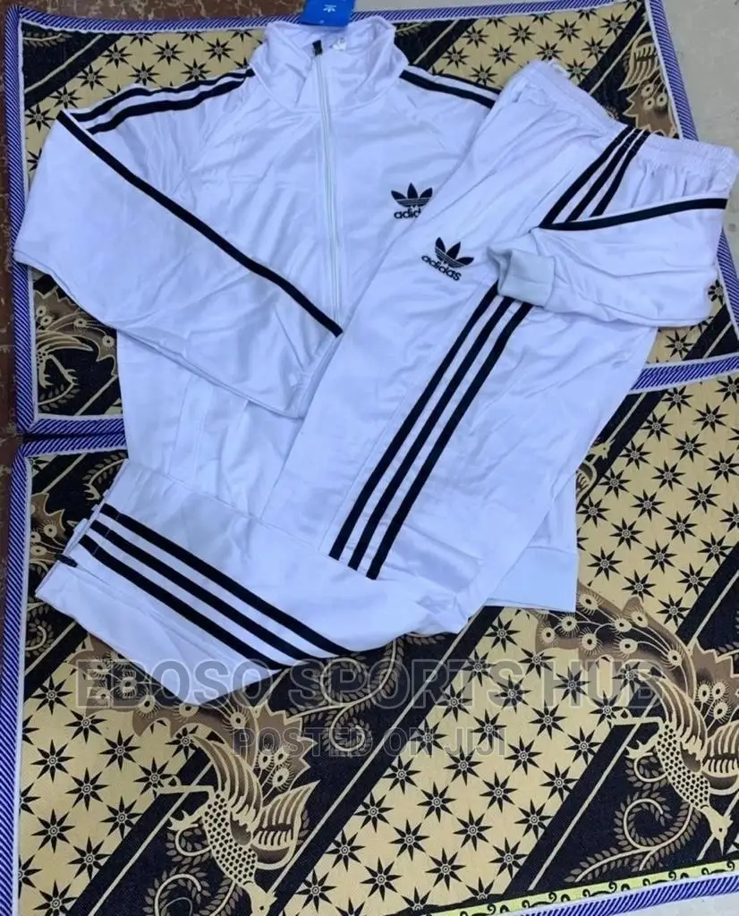 White Adida Truck Suit